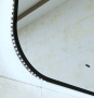 Зеркало Bau Black Rand 40х70, с LED фоновой подсветкой, бесконтактным сенсором, черной окантовкой