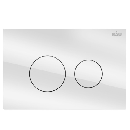 Комплект BAU 6 в 1: инсталляция BAU PRO, унитаз подвесной безободковый Bau Spectrum PRO, сиденье быстросъемное микролифт, клавиша из стекла BAU Dream, белая