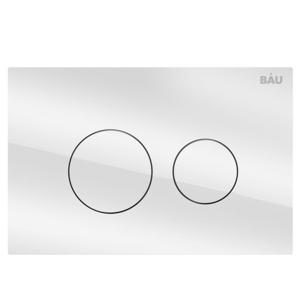 Комплект BAU 6 в 1: инсталляция BAU PRO, унитаз подвесной безободковый Bau Spectrum PRO, сиденье быстросъемное микролифт, клавиша из стекла BAU Dream, белая