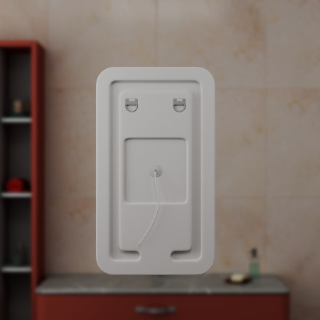 Зеркало Bau Stil 40х70, сенсорная LED подсветка, пластиковый защитный корпус