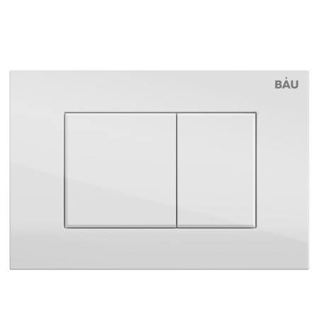 Комплект BAU 6 в 1: инсталляция BAU PRO, унитаз подвесной безободковый Bau Spectrum PRO, сиденье быстросъемное микролифт, клавиша BAU Stil, белый глянец