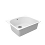 Мойка для кухни BAU Mif White snow 59х51, выпуск с сифоном в комплекте, белый снег