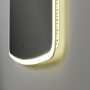 Зеркало Bau Astoria Limited Edition 900х800, сенсор на взмах, c LED подсветкой, защитный корпус с высокой светопроницаемостью, теплый свет