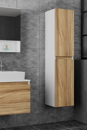 Пенал подвесной Bau Dream Blackwood 35*150, 2 дверцы, универсальный