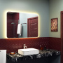 Зеркало Bau Hotel Limited Edition 1200х800, сенсор на взмах, c LED подсветкой, защитный корпус с высокой светопроницаемостью, теплый свет
