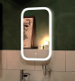 Зеркало Bau Stil 40х70, сенсорная LED подсветка, пластиковый защитный корпус