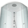 Душевая кабина BAU Dream 90x90х215, прозрачное закаленное стекло, белая