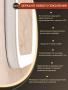 Зеркало Bau Stil 60х80, LeD подсветка, сенсор, антипар, пластиковый защитный корпус