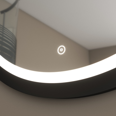Зеркало Bau Loft D80, круглое, LED подсветка, сенсорный выключатель