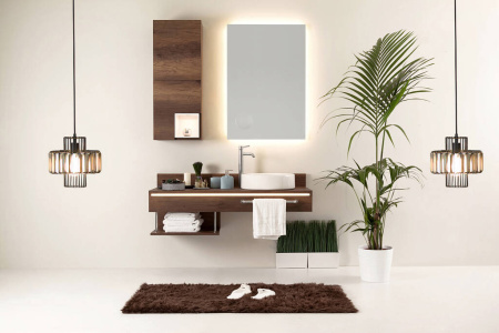 Зеркало Bau Stil 60х80, LeD подсветка, сенсор, антипар, пластиковый защитный корпус