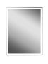 Зеркальный шкаф Bau Elite 60х80 Black Edition Soft touch, LED, сенсор, черный оборачиваемый