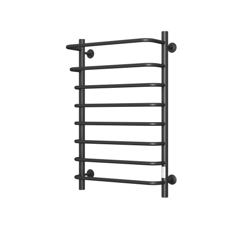 Полотенцесушитель электрический Маргроид BAU В8 Каскад 50х80, П8 с таймером справа, черный матовый RAL 9005