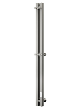 Полотенцесушитель Inaro Р120*6 профильный BAU (21,3 ", СНШ, 1 секция, 3 вставки, Под скрытый монтаж. С таймером, 4 крючка, 2 сверху, 2 в середине) универсальный