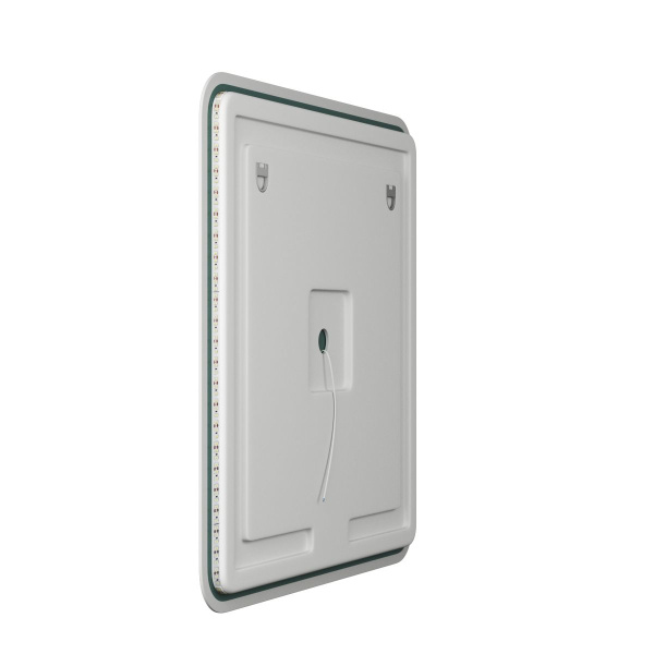 Зеркало Bau Palace Limited Edition 800х800, сенсор на взмах, c LED подсветкой, защитный корпус с высокой светопроницаемостью, теплый свет