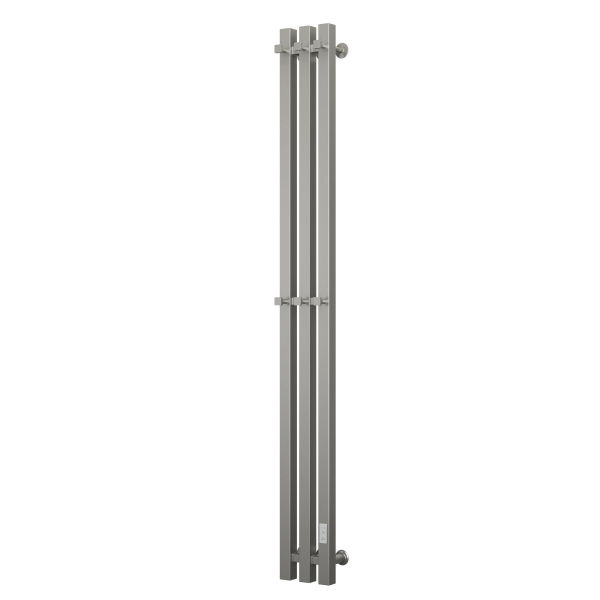Полотенцесушитель Inaro Р150*6*12 профильный BAU (21,3 ", СНШ, 2 секции по 3 вставки, Под скрытый монтаж. С таймером, 6 крючков, 3 сверху, 3 в середине.) универсальный