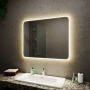 Зеркало Bau Palace Limited Edition 1200х800, сенсор на взмах, c LED подсветкой, защитный корпус с высокой светопроницаемостью, теплый свет