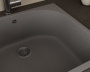 Мойка для кухни BAU Mif Gray stone 59х51, выпуск с сифоном в комплекте, серый камень