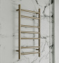 Полотенцесушитель электрический BAU Stil 40х80, 7 планок, универсальный, антикварная бронза