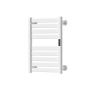 Полотенцесушитель дизайнерский электрический BAU Elite Elegant White 60х45, подключение справа, белый матовый