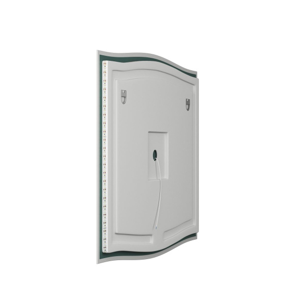 Зеркало Bau Plaza Limited Edition 1050х745, сенсор на взмах, c LED подсветкой, защитный корпус с высокой светопроницаемостью, теплый свет