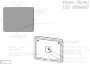 Зеркало Bau Hotel Limited Edition 1000х800, сенсор на взмах, c LED подсветкой, защитный корпус с высокой светопроницаемостью, теплый свет