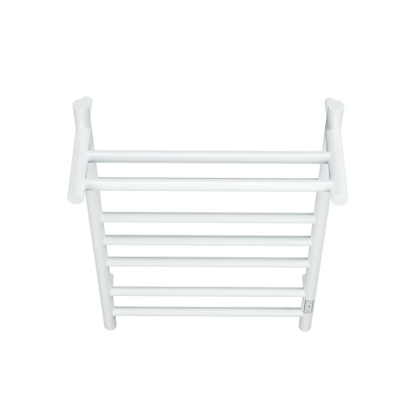 Полотенцесушитель электрический с полкой BAU Stil Shelf 50х80, 7 планок, универсальный, белый полуматовый