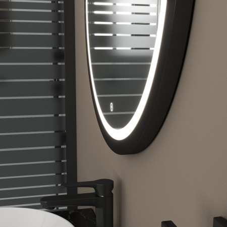 Зеркало Bau Loft D80, круглое, LED подсветка, сенсорный выключатель