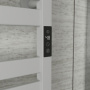 Полотенцесушитель дизайнерский электрический BAU Elite White 53х52, подключение справа, белый матовый